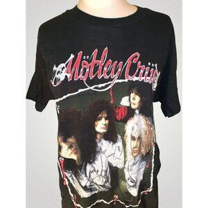 Motley Crue *AUTHENTIC* Vintage Dr Feelgood Tour T Shirt 1989 - Rock/ Metal Tee!